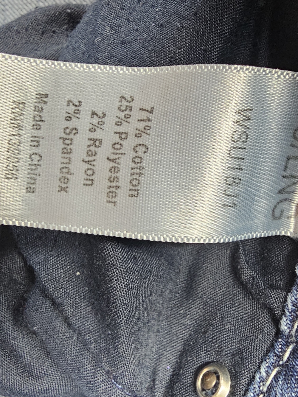 Shyanne Patriot Bootcut Jeans Womens 30L Blue Distressed Star Studded Y2K - Picture 6 of 13